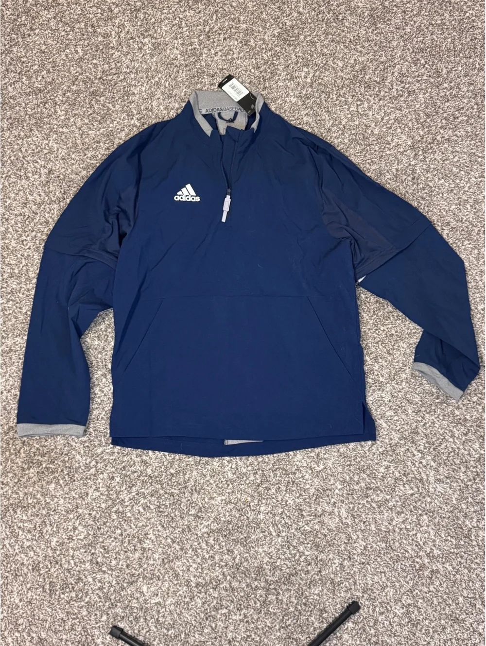 Adidas Baseball 1/4 Zip Pullover – Size Small